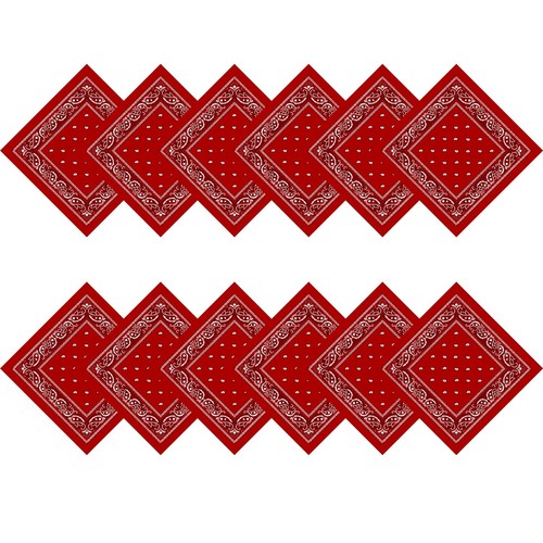 18pcs bandana set printed - bandana,