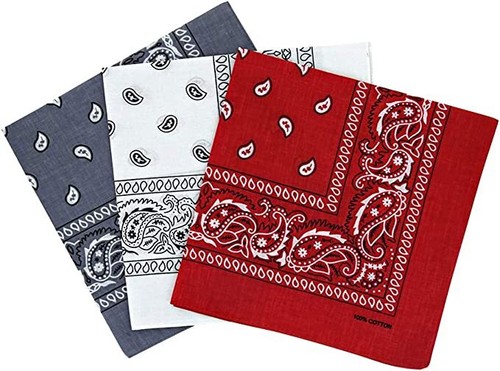 Bandana cotton pack 3 - bandana, of