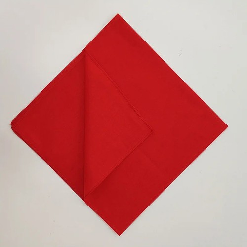 100 cotton plain bandana - cotton,