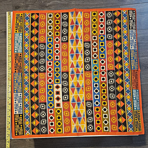 African geometric multicolour - african,
