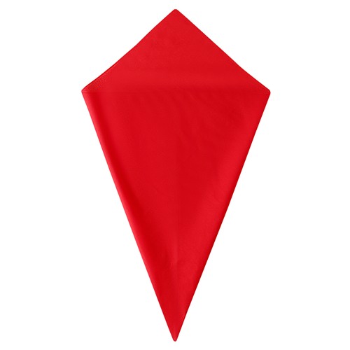 Plain red bandana - plain, cotton