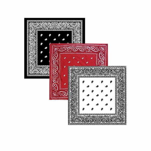 100 cotton printed bandana - printed,