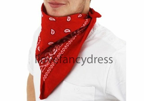 Bandana printed neckerchief - bandana,