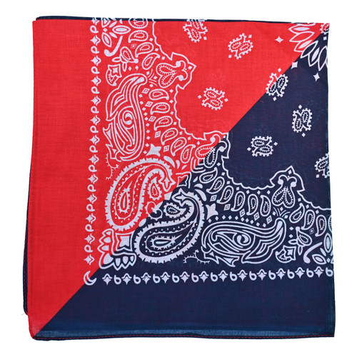 Red rose paisley bandana - rose,