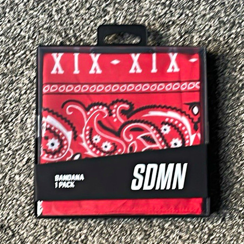 Sdmn men red - red, bandana