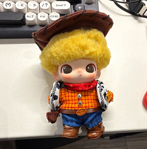 Cowboy doll figurine - cowboy, hat